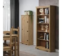 Core Products Halea Tall Pine Bookcase, Brown