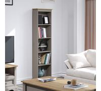 Core Products Corona Tall Narrow Bookcase in Grey Core Products Grey