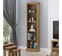 Core Products Halea Tall Narrow Bookcase, Brown