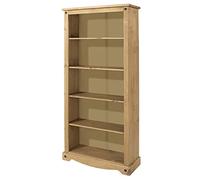 Core Products Halea Tall Pine Bookcase, Brown