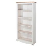 Core Products Halea Pine Tall Bookcase - White, White