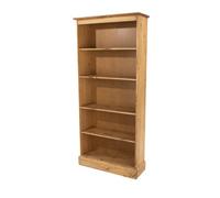 Home Source Malvern Pine Tall Bookcase Shelving Unit