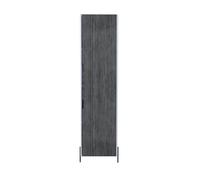 Core Products Tall Cabinet Dallas – Two-Tone White & Carbon Grey Oak Effect, H170xW44.9xD35.5 cm