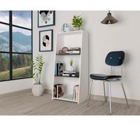 Core Products Dallas Home Office Low Bookcase, 3 Shelves, White