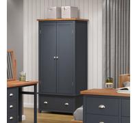 Core Products Dunkeld Handcrafted 2 Door Wardrobe Midnight Blue