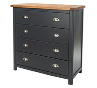 Core Products Dunkeld 4-Drawer Chest of Drawers - midnight blue