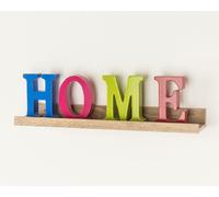 Core Products Oak-Effect Floating Display Shelf - Modern Dura Book & Picture Storage Unit, W48Cm X D10Cm