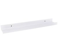 Core Products White Floating Display Shelf - Modern Dura Book & Picture Storage Unit, W58Cm X D10Cm