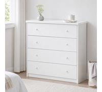 Core Products Erin White 4 Drawer Chest Of Drawers