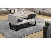 Texas Grey Pine Open Coffee Table, none