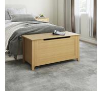 Core Products Henley Light Oak Effect Ottoman Storage Chest