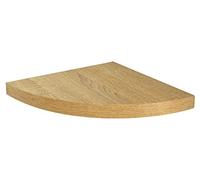 Core Products, Hudson Floating Corner Shelf Kit, 29.5 cm Length x 29.5 cm Width x 3.8 cm Height - Oak