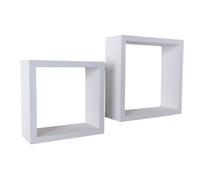 Core Products Hudson Set Of 2 Wall Cubes - Matt White, White