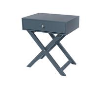 Core Products Options 1-Drawer X-Leg Premium Bedside Cabinet - blue