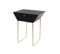 Core Products Options Apollo 1 Drawer Metal Bedside Cabinet - Hammered Drawer in Black Core Products Black