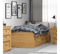 Core Products Premium Corona Cabin Bed 3'0" Single Bed - Antique Waxed Pine