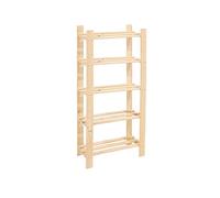 Core Products, Shelving & Storage Collection - 5 Shelf Narrow Slatted Storage Unit