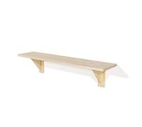 Core Products Shelf Kit 1180mm - Solid Pine Wood, Natural Sanded