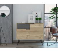 Manhattan Small Sideboard with 2 Doors and 1 Drawer, Pine