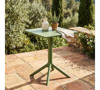 Core Products Square Plastic Garden Bistro Table, Moss Green