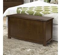 Core Products Storage Trunk Ottoman, Rich Dark Brown Lacquer Finish, Boston Range H55.0Cm X W90.0Cm X D40.0Cm