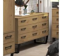 Core Products Texas 3+3 Drawer Wide Chest in Light Brown Core Products Light Brown