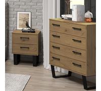 Core Products Texas 4 Drawer Chest in Light Brown Core Products Light Brown