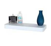 Core Products Trent Shelf Kit, 50Cm Wide Floating Design With Rounded Corners - Matt White Core Products White