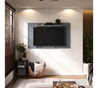 Lido Grey Extendable Fixed TV Wall Panel, white