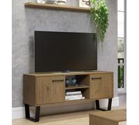 Core Products Wide Screen 2 Door Tv Unit, Antique Waxed Pine