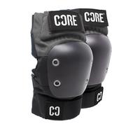 Core Protection Street Elbow Pads Suitable for Kids, Teens & Adults Elbow Protection for Skateboarding, Scooters & Skating Adjustable Pads Black/Grey - Large