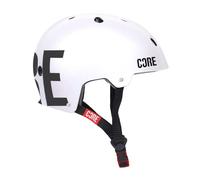 CORE Protection Street Helmet Skate/BMX/Bike/MTB/Roller Derby/Scooter - White/Black, S/M
