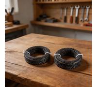 Core-Reinforced Grass Trimmer Line 2.0-4.0mm, 2 Rolls x 10m Heavy Duty Nylon String for Electric Trimmers and Brush Cutters, Mowing Cord(10mx2.7mm 2pcs)