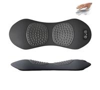 Core Relief 3 in 1 Back Massager, Electric Lumbar Support Pillow with Heated, Vibration and Traction, Smooth Spine Triple Fusion Massager for Bed and Chair(Black)