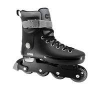 CORE Retro Adjustable Inline Skates for Kids & Adults - Black Skates for Indoor & Outdoor Inline Skating 4 sizes Adjustable Roller Skate for Girls & Boys UK 6-9