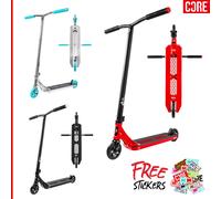 CORE SL3 Complete Scooter - Professional Scooter for any Age Rider - Pro Scooters for Kids Pro Scooters for Adults - Ready to Ride Trick - Candy Red