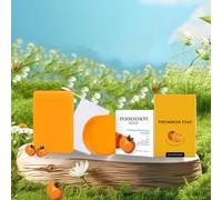 Core Soap, Persimmon Soap, Persimmon Core Soap Natural, Solid, Healthy Soap and Deodorant Soap for Face and Body, Cleans, Moisturises and Refines Pores (1, All 2 Pieces)