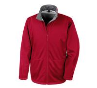 Core Soft Shell 3 Layer Waterproof Jacket Result Red L