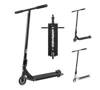 CORE ST3 Complete Stunt Scooter - Professional Scooter for any Age Rider - Pro Street Scooters for Kids & Adults Wide Deck - Ready to Ride Trick - Black