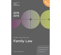 Core Statutes on Family Law 2018-19
