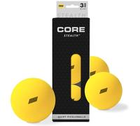 CORE Stealth Quiet Pickleball Balls - Foam Pickleball Balls for Indoor & Outdoor Play - Noise Reducing & High Performance - HOA Approved (Set of 3)