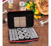 Core Storage Box, Core Container Storage - Leak-proof Storage with 48 Compartments | Multifunctional Core , Storage Container for Beads, Rhinestones, Necklaces