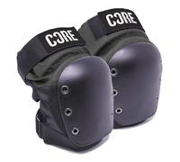 Core Street Knee Pads for Skateboarding Scooter BMX & Roller Skating Pro Protective Gear Suitable for Kids aged 6-12, Teenagers & adults Heavy Duty Super Durable Skate Pads - Black/Grey - L