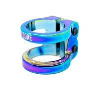 Core Venom Stunt Scooter Clamp Super Lightweight 2x Bolt Scooter Clamp for Kids Stunt Scooters, Kids, Teenagers and Adults, Oversized including Shim for HIC & IHC Kick Scooters - Neochrome (3 Colours)