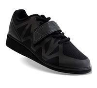 CORE Weightlifting Shoes, Powerlifting & Bodybuilding Shoes, Squat Shoes with 3 cm Heel - Black - UK 6.5