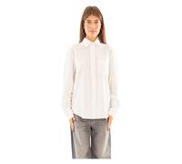 Corea Striped Pocket Shirt, female, PINKO, Shirts, White, XL, Blouses & Shirts XL