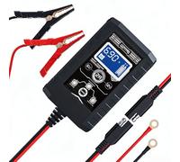 COREBOX Battery Charger 2-Amp 6V/12V Smart Trickle Charger for Car - Battery Maintainer Trickle Charger, and Automotive Battery Charger with Temperature Compensation for Car Truck Motorcycle