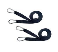 CORECISE Weight Sled Pulling Straps, 2pcs, Black, Nylon, 118 inches, Strength Speed Agility Training
