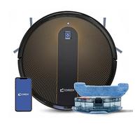 Coredy Robot Vacuum Cleaner, 3-in-1 Vacuuming Sweeping and Mopping, Wi-Fi, App Controls, 2200pa Strong Suction, Slim, Quiet, Self-Charging Robotic Hoover Cleaner, Cleans Hard Floor to Carpet