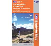 Coreen Hills and Glenlivet, Bennachie and Ladder Hills, Insch and Rhynie: Sheet 420 (OS Explorer Map)